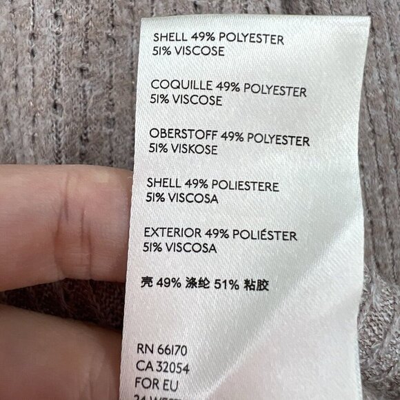 Maeve by Anthropologie Addie Ruffled Hacci Pullover Size S Cowl Textured - Picture 5 of 6